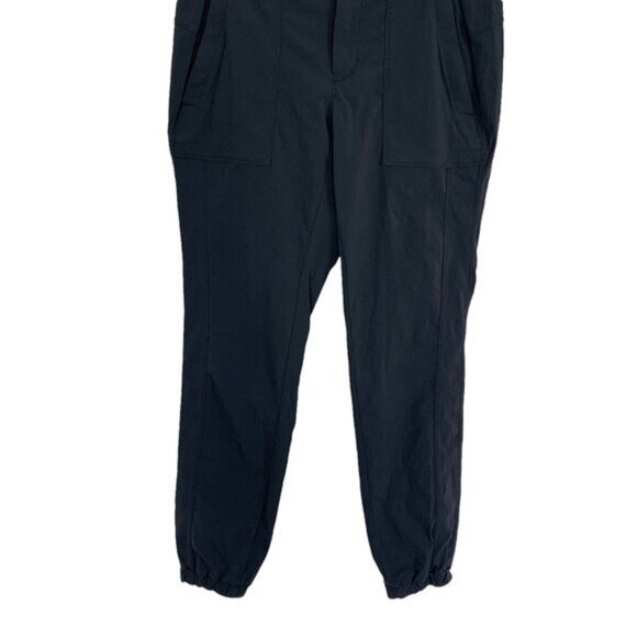 Athleta Gray Lightweight Jogger Pants Tapered Ankle Casual Athleisure 0 FLAW - Picture 3 of 10